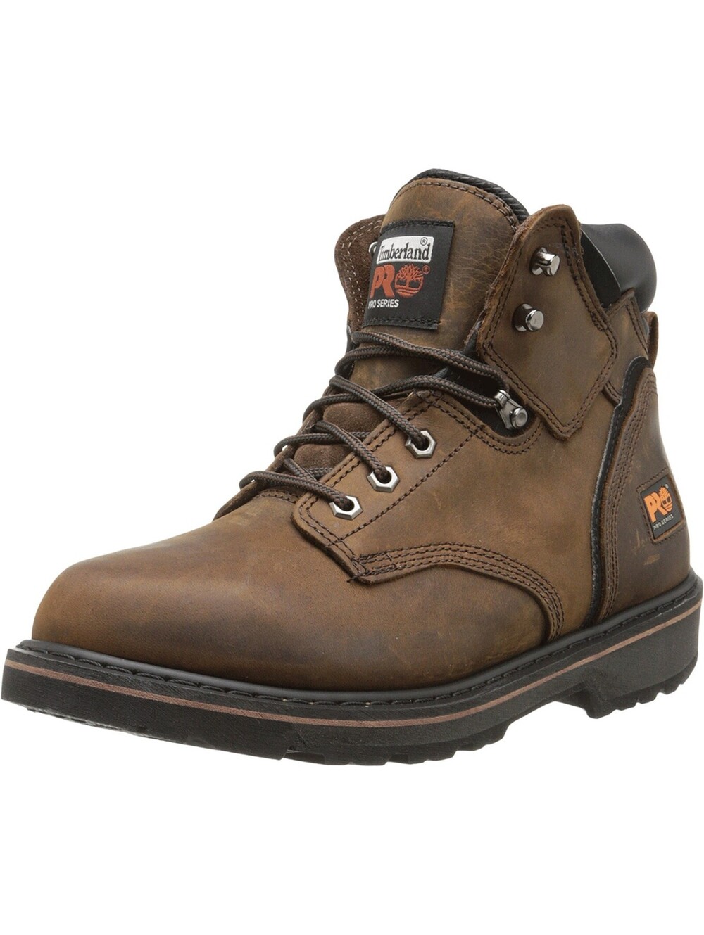 Timberland PRO Men's Pit Boss 6 Inch Soft Toe Industrial Work Boot, Brown, 8 W